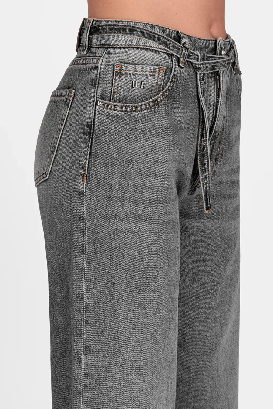 JEANS HOLLYWOOD BARREL IN DENIM NERO - immagine 4