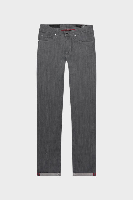 LEONARDO SLIM DENIM JEANS GRAY