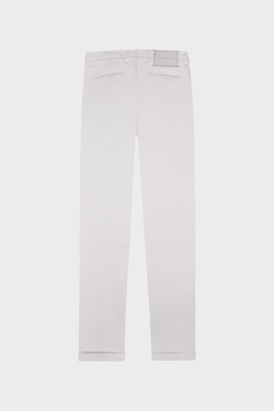 PANTALONE LUIS SLIM IN GABARDINA DI COTONE STRETCH GRIGIO - immagine 7