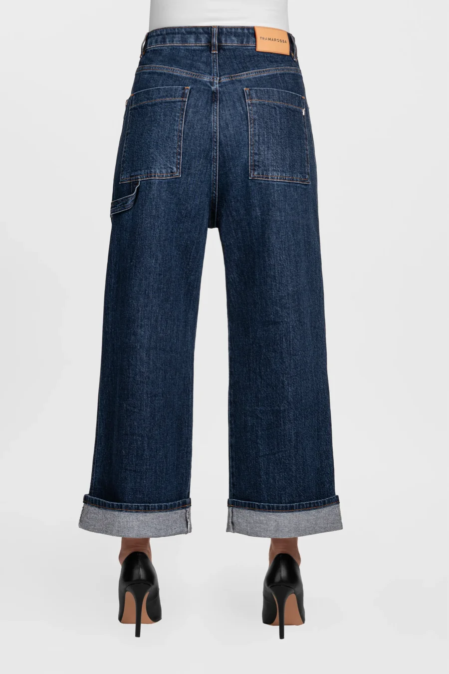 JEANS MYA WIDE IN DENIM BLU MEDIO - immagine 2