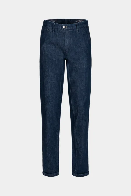 PANTALONE LUIS REGULAR IN DENIM SOFT BLU SCURO