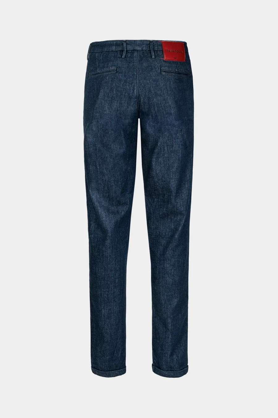 PANTALONE LUIS REGULAR IN DENIM SOFT BLU SCURO - immagine 2