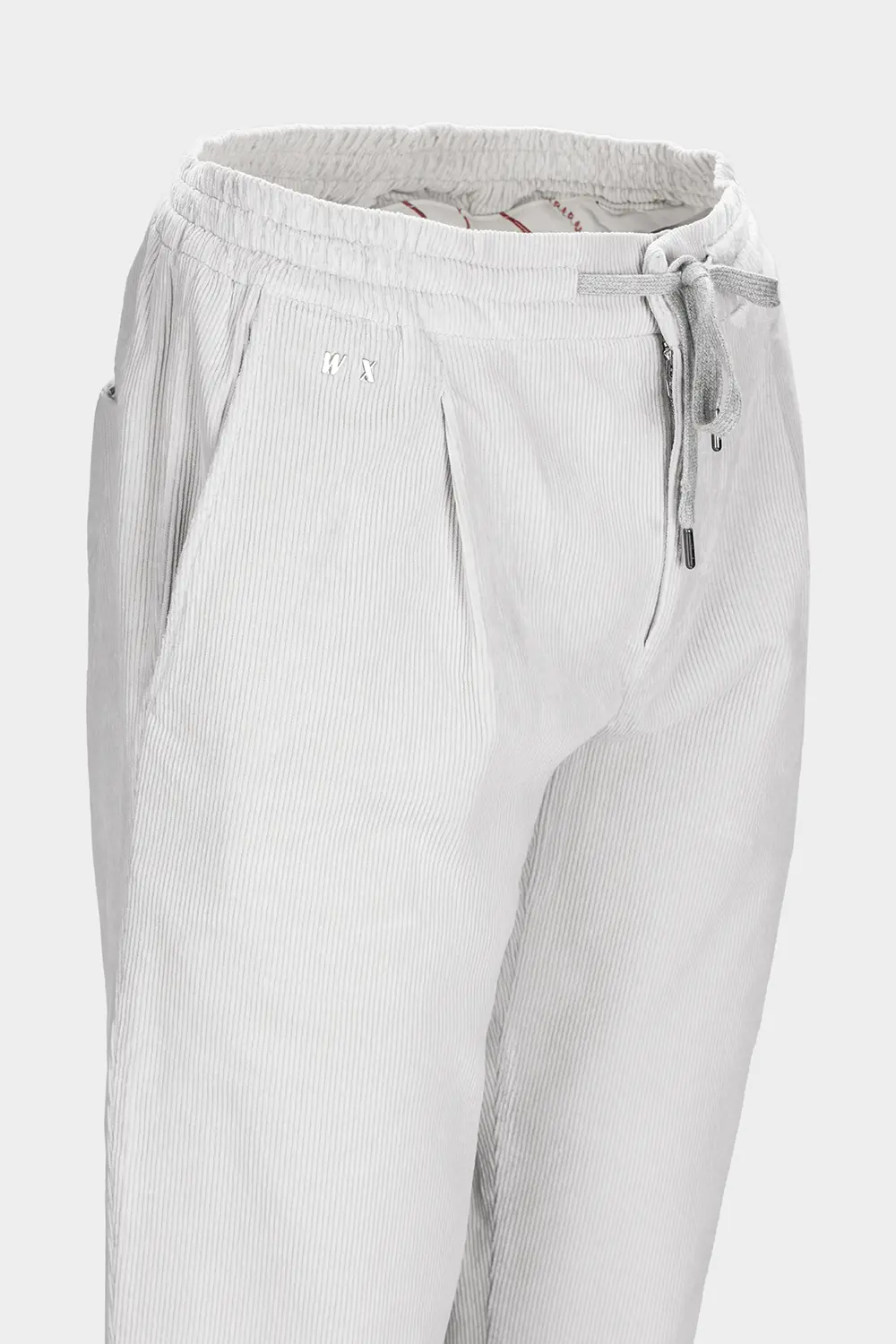 PANTALONE ALVISE REGULAR IN VELLUTO LUXURY BEIGE - immagine 3