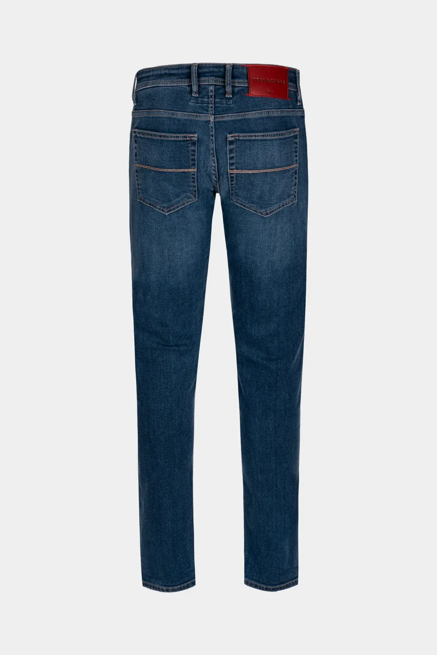 JEANS LEONARDO SLIM IN DENIM TENCEL BLU SCURO - immagine 2