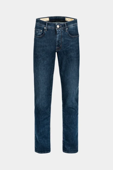 JEANS MICHELANGELO REGULAR CORTINA IN DENIM BLU MEDIO