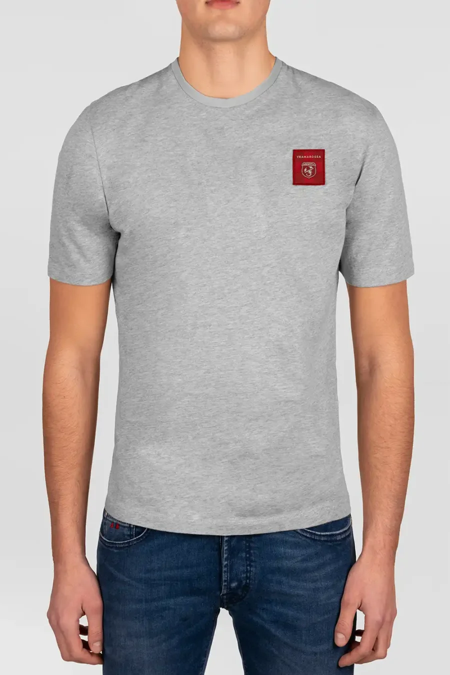 ABARTH GREY COTTON T-SHIRT