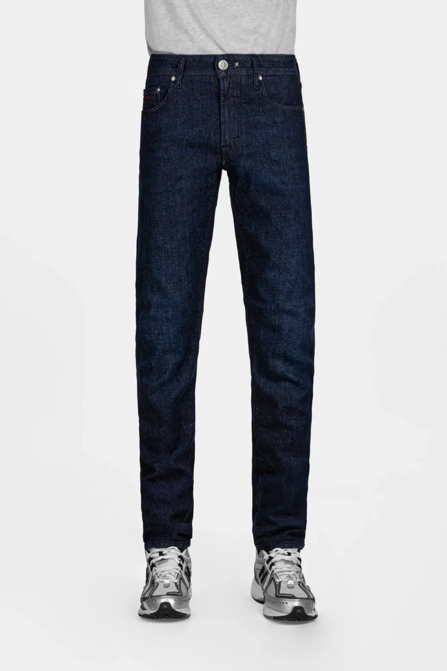MICHELANGELO REGULAR JEANS IN DARK BLUE DENIM ABARTH