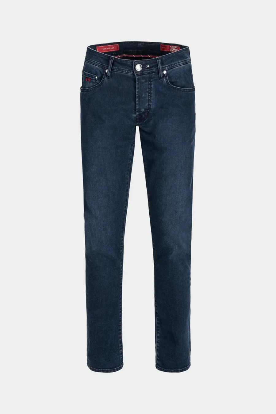 JEANS 5 POCKETS MICHELANGELO REGULAR DENIM RELAX WASHED BLUE BLACK