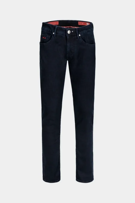 JEANS 5 TASCHE MICHELANGELO REGULAR DENIM RELAX BLUE BLACK SCURO