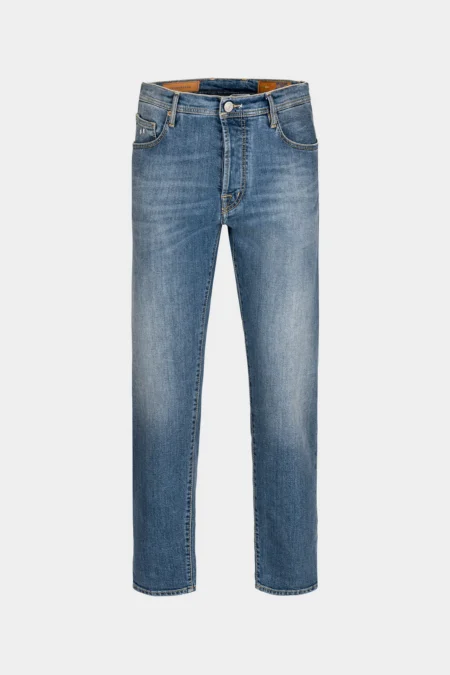 JEANS 5 TASCHE DANTE LOOSE IN DENIM BLU MEDIO