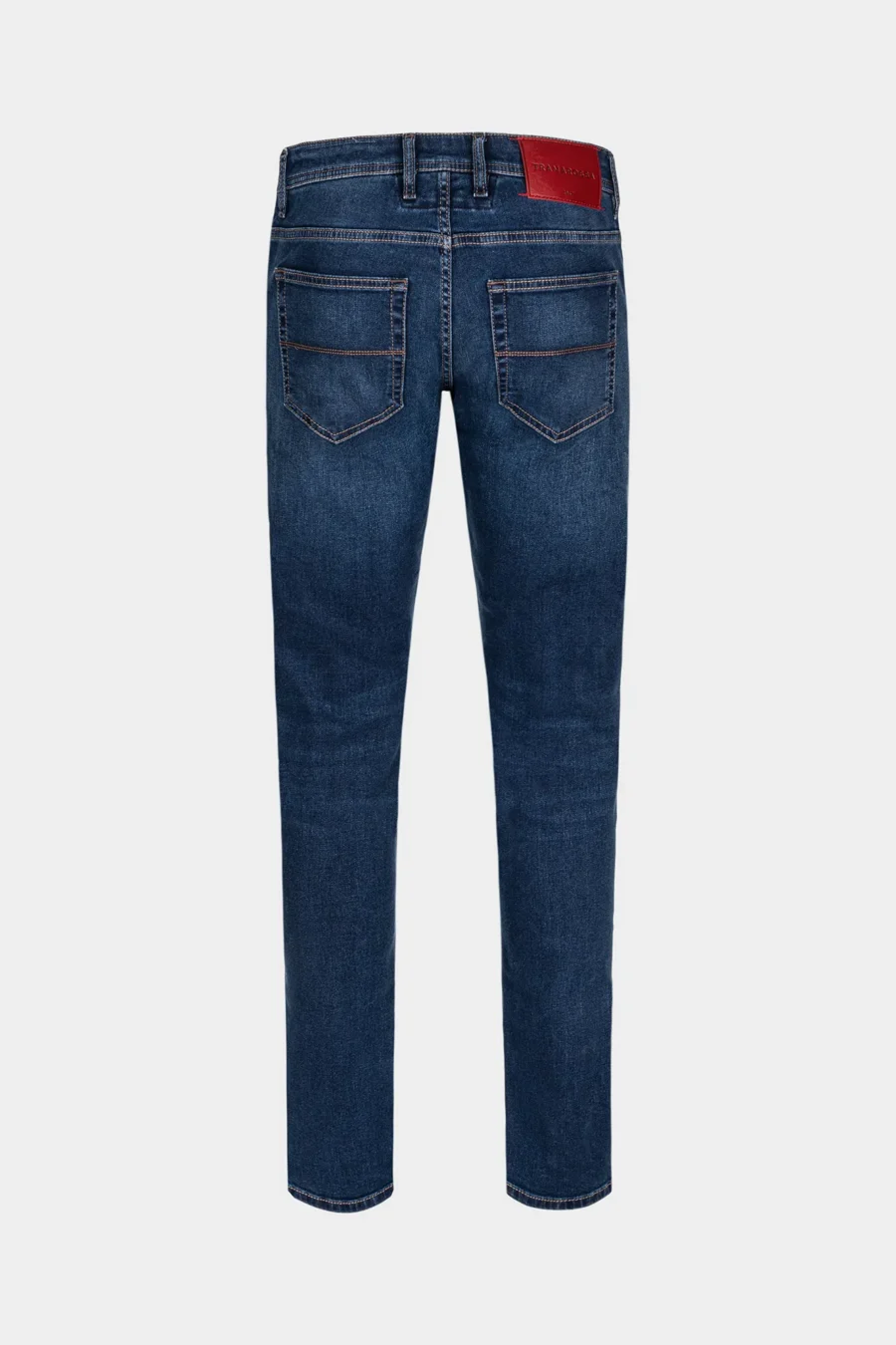 JEANS 5 TASCHE LEONARDO SLIM IN DENIM STRETCH HERITAGE RELAX BLU MEDIO - immagine 2