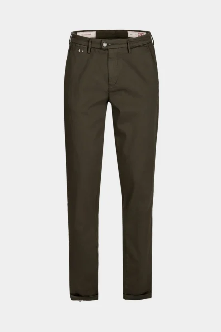 PANTALONE CHINO LUIS REGULAR GABARDINA RELAX MARRONE