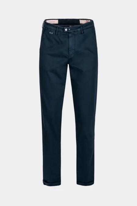 PANTALONE CHINO LUIS REGULAR GABARDINA RELAX BLU