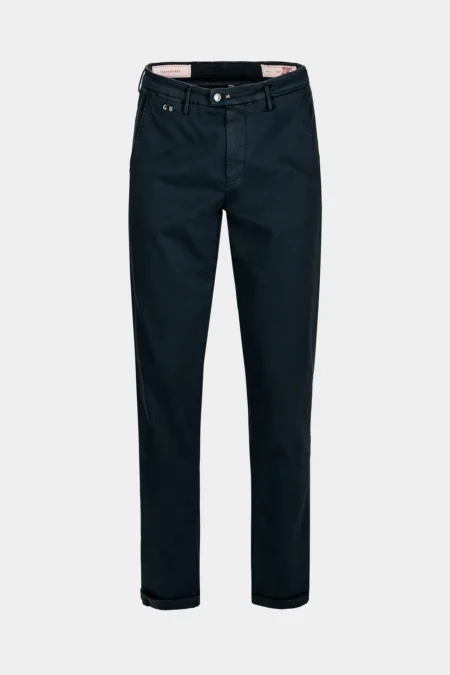 PANTALONE CHINO LUIS REGULAR GABARDINA RELAX BLU SCURO