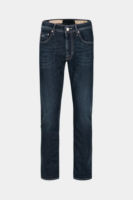 JEANS 5 TASCHE MICHELANGELO REGULAR IN DENIM VELLUTO BLU SCURO