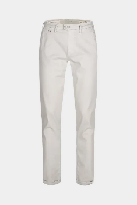 PANTALONE CHINO LUIS REGULAR GABARDINA RELAX GRIGIO CHIARO