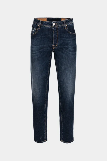 JEANS 5 TASCHE BRANDO CARROT DENIM HERITAGE BLU MEDIO