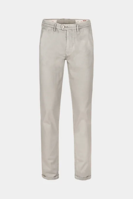 PANTALONE CHINO LUIS REGULAR GABARDINA RELAX GRIGIO MEDIO