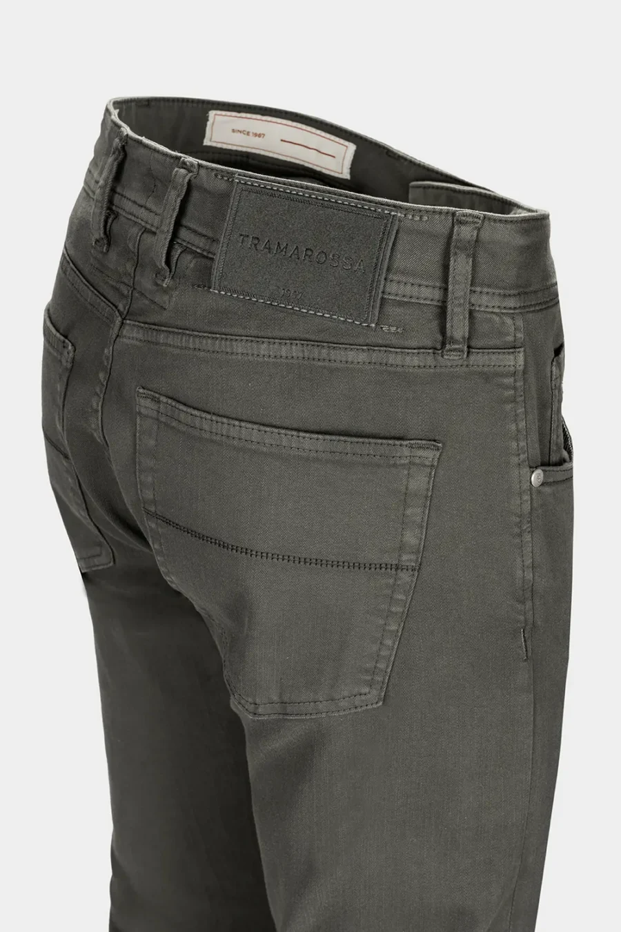 Jeans 5 Tasche Regular Fit Uomo In Denim Leggero Stretch – Cotone Elasticizzato Per Primavera/Estate