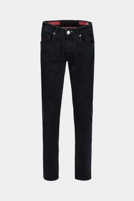 JEANS 5 POCKETS LEONARDO SLIM DENIM RELAX BLACK
