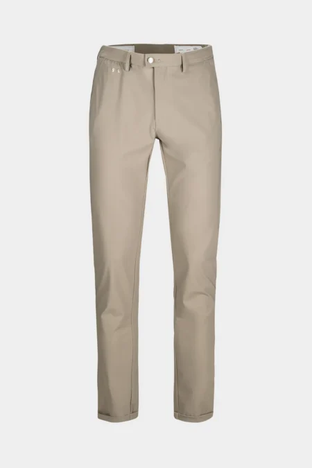 PANTALONE CHINO LUIS REGULAR IN TESSUTO TECNICO BEIGE MEDIO