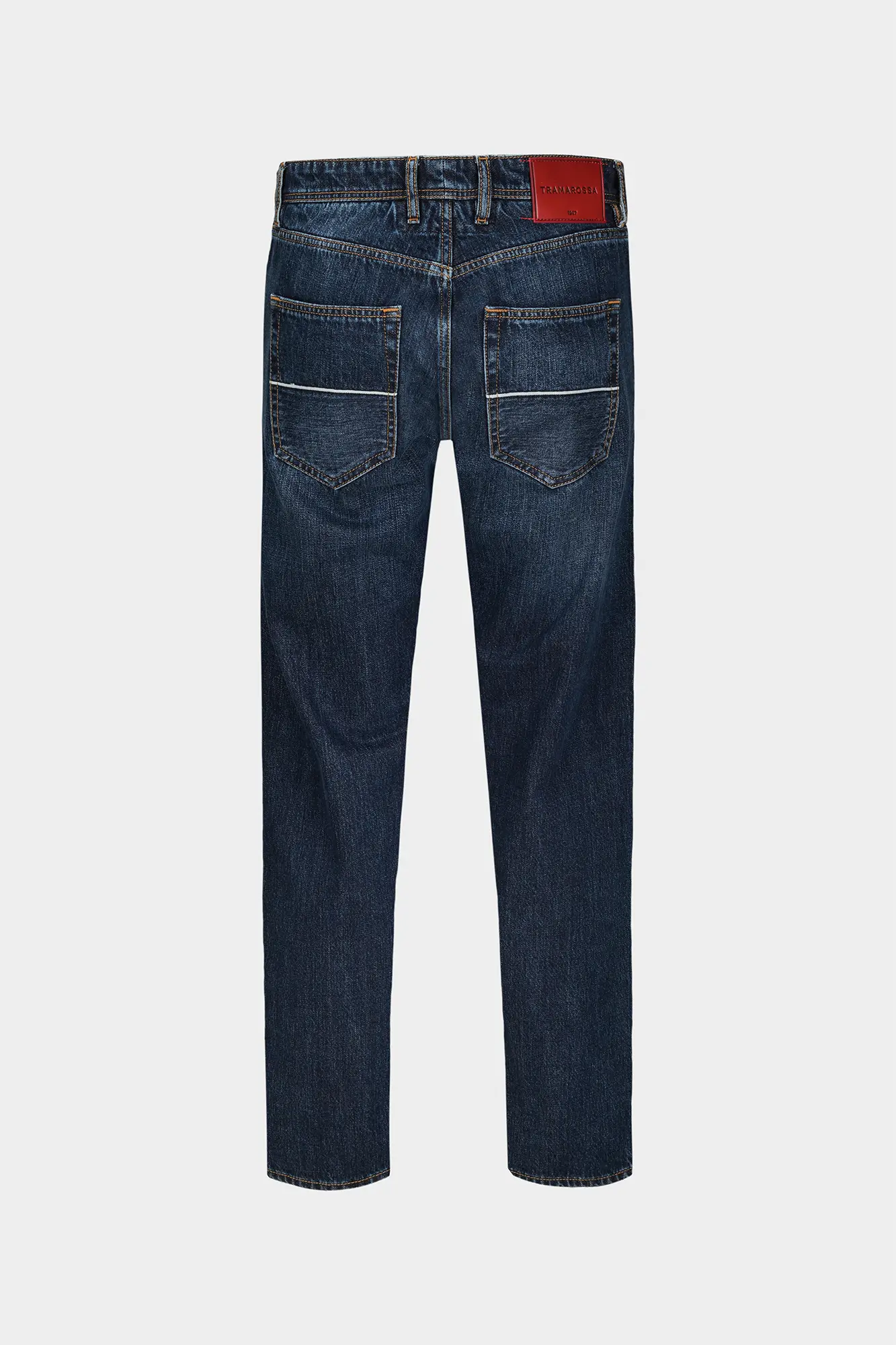 JEANS 5 POCKETS DANTE STRAIGHT IN DENIM SELVEDGE MEDIUM BLUE - Image 2