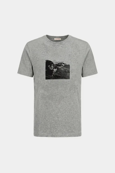 T-SHIRT SHORT-SLEEVED JUSTIN GREY RACE 3