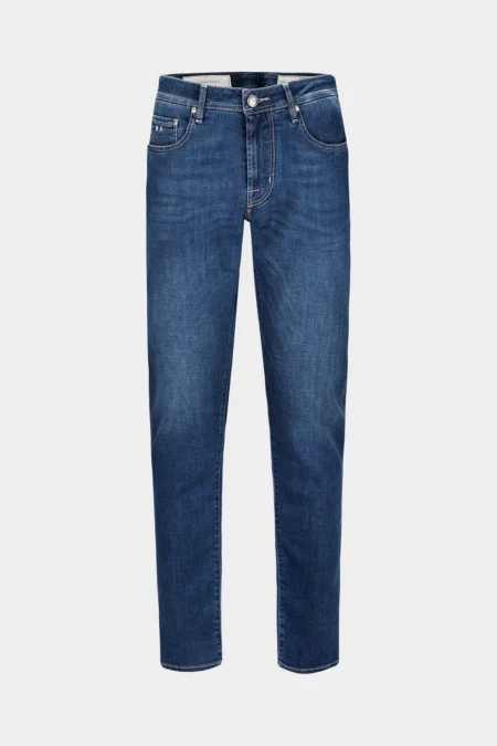 JEANS 5 TASCHE MICHELANGELO REGULAR IN DENIM STRETCH BLU SCURO RACE