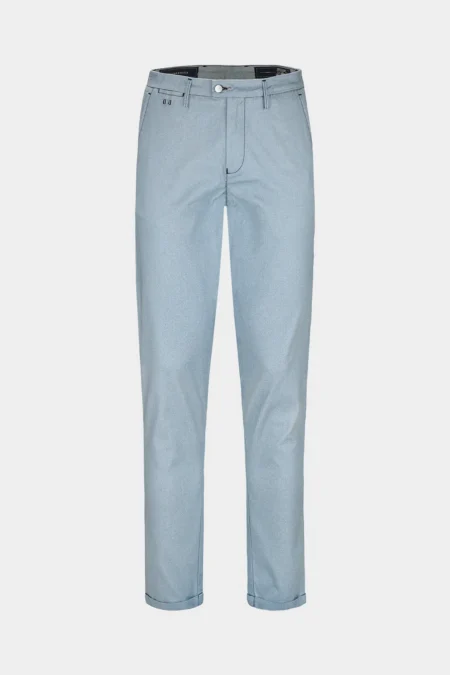 PANT CHINO LUIS REGULAR IN LIGHT BLUE PRINTED COTTON