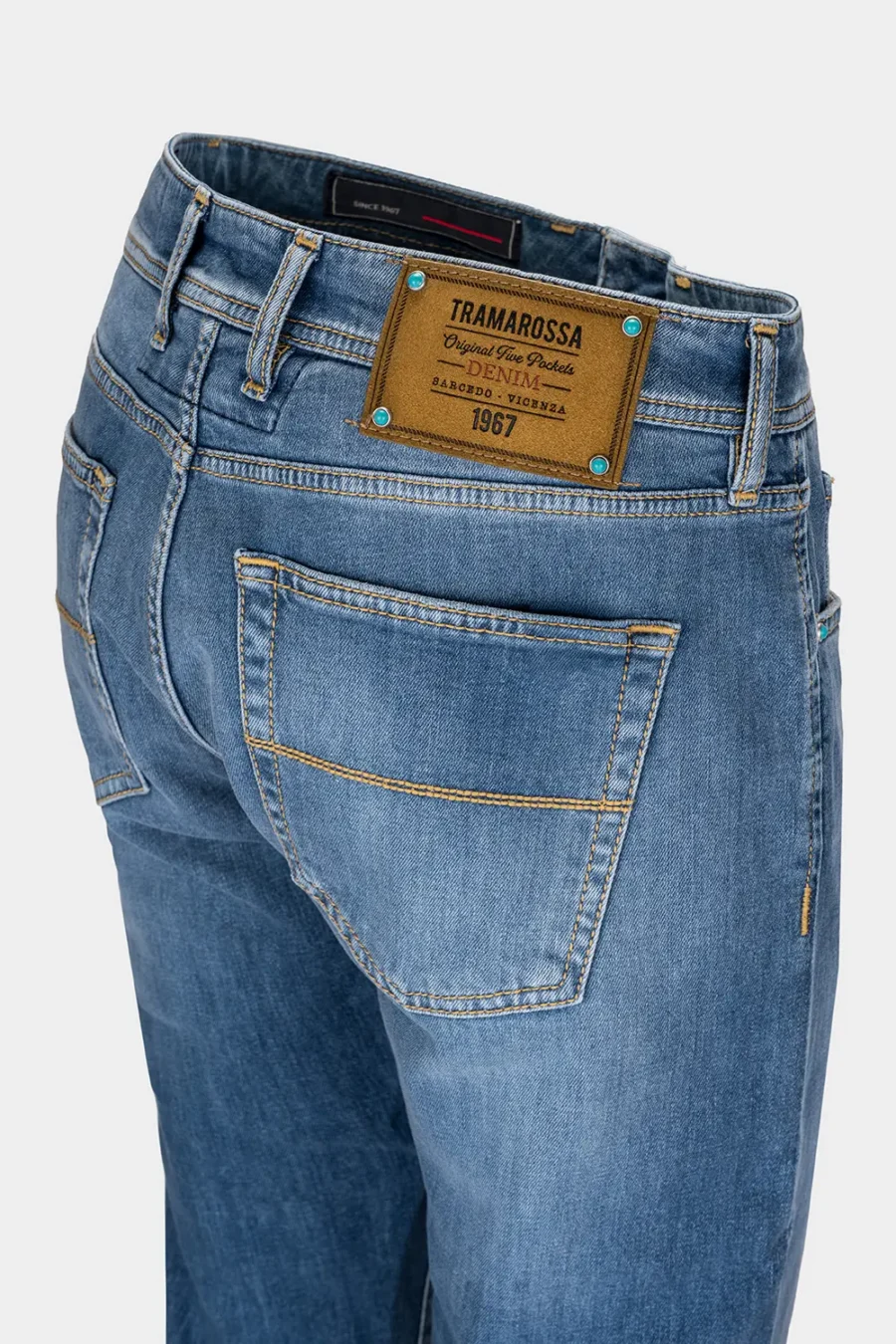 TRAMAROSSA MICHELANGELO 28インチ 2本セット JEANS 5 POCKETS MICHELANGELO REGULAR IN DENIM LIGHT BLUE