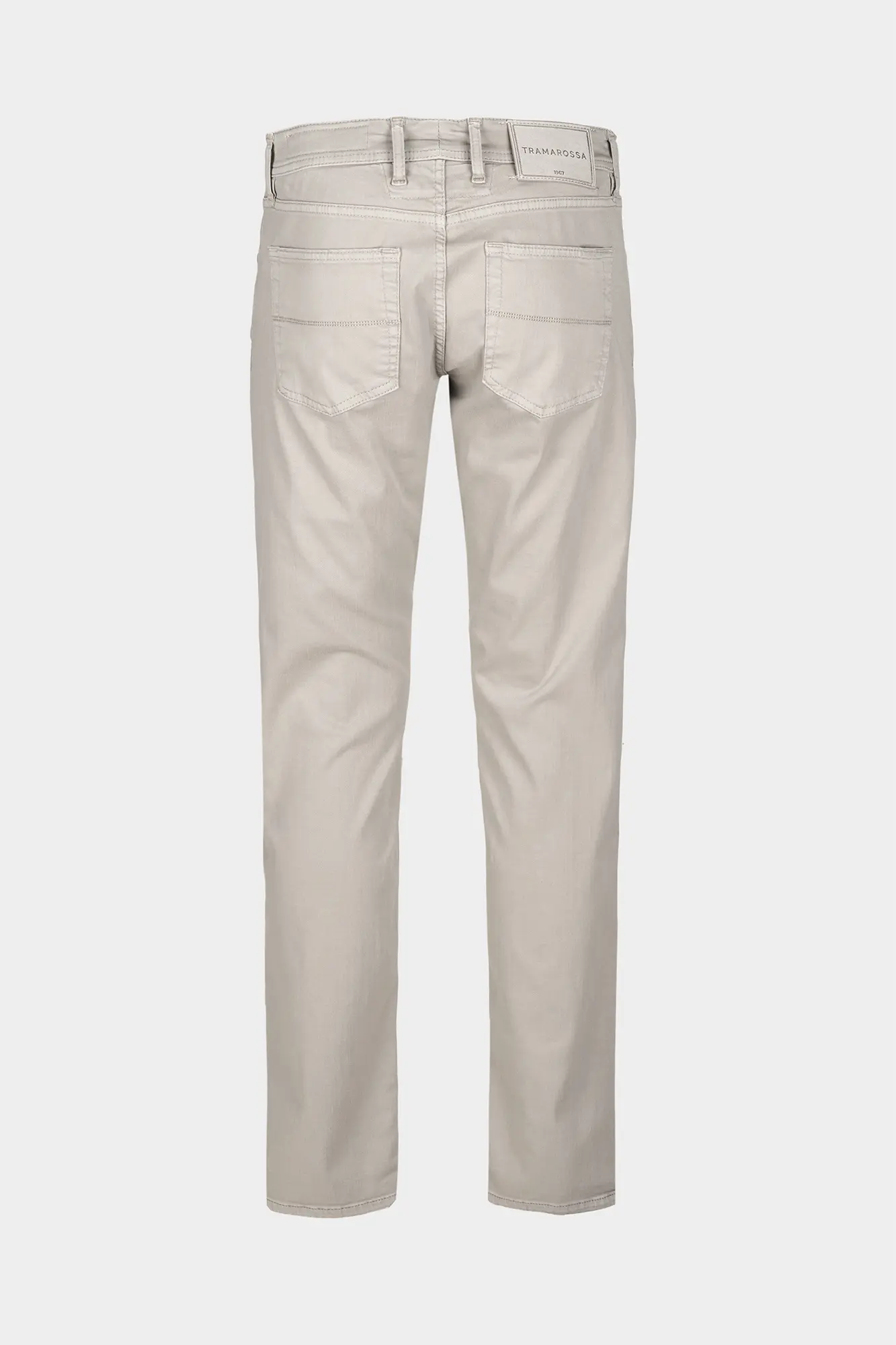 JEANS 5 POCKETS COLOURED MICHELANGELO REGULAR GABARDINE RELAX MEDIUM GREY - Image 2