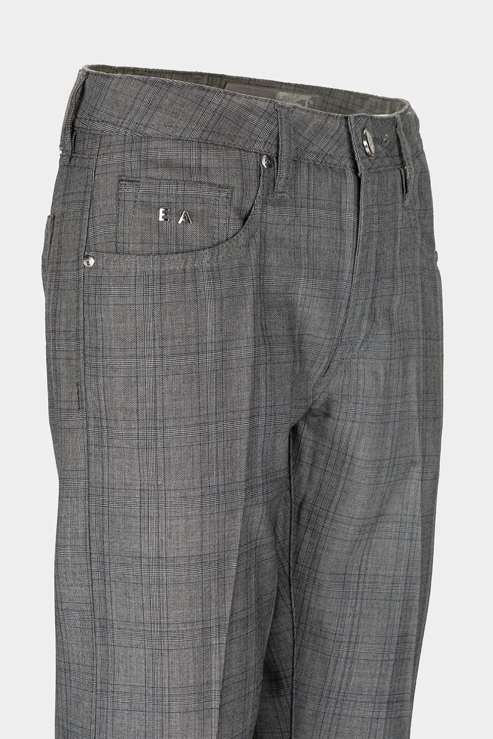 JEANS 5 POCKETS COLOURED MICHELANGELO REGULAR IN SUMMER WOOL GRAY - Image 3