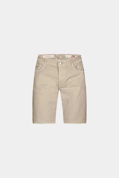 JEANS 5 TASCHE ASCANIO REGULAR IN GABARDINA DI COTONE RELAX BEIGE