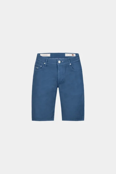 JEANS 5 TASCHE ASCANIO REGULAR IN GABARDINA DI COTONE RELAX BLU MEDIO