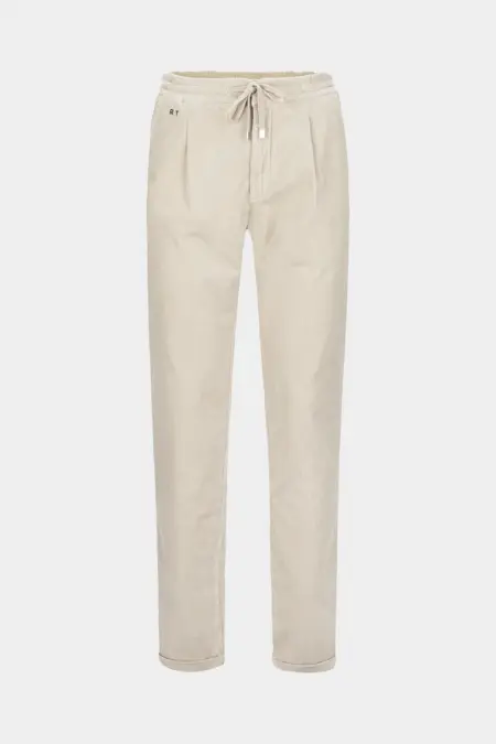 PANT CHINO ALVISE REGULAR IN LIGHT BEIGE 1000-STRIPE CORDUROY