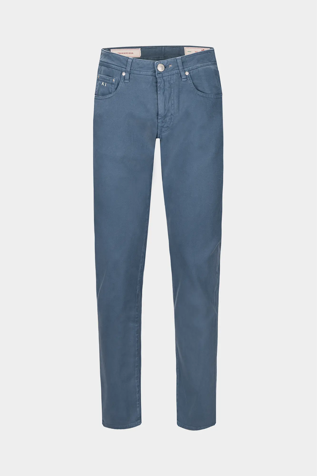 JEANS 5 POCKETS COLOURED MICHELANGELO REGULAR IN BULL LIGHT BLUE
