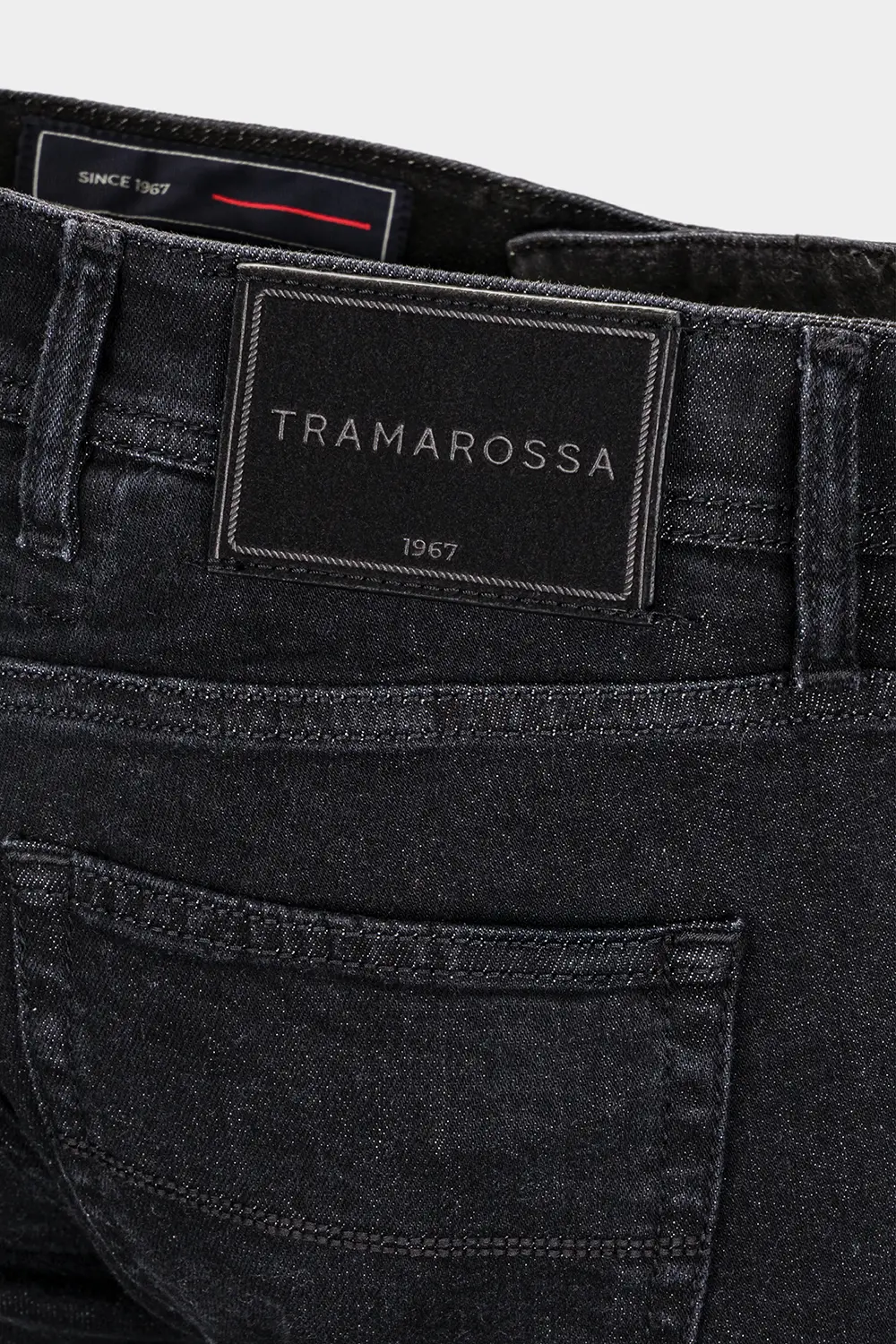 JEANS 5 POCKETS MICHELANGELO REGULAR IN DENIM TENCEL BLACK - Image 2