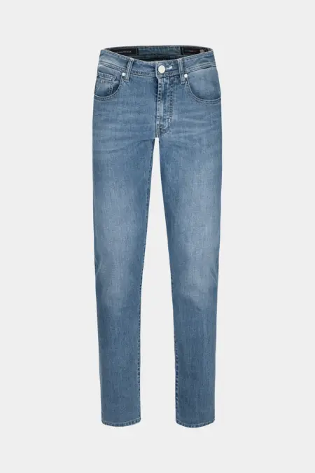 JEANS 5 TASCHE MICHELANGELO REGULAR IN DENIM STRETCH BLU CHIARO SKY TRIP