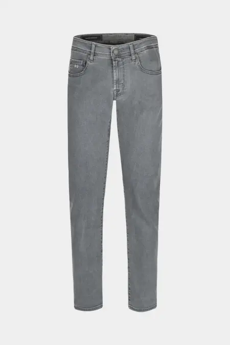 JEANS 5 TASCHE MICHELANGELO REGULAR IN DENIM TENCEL GRIGIO