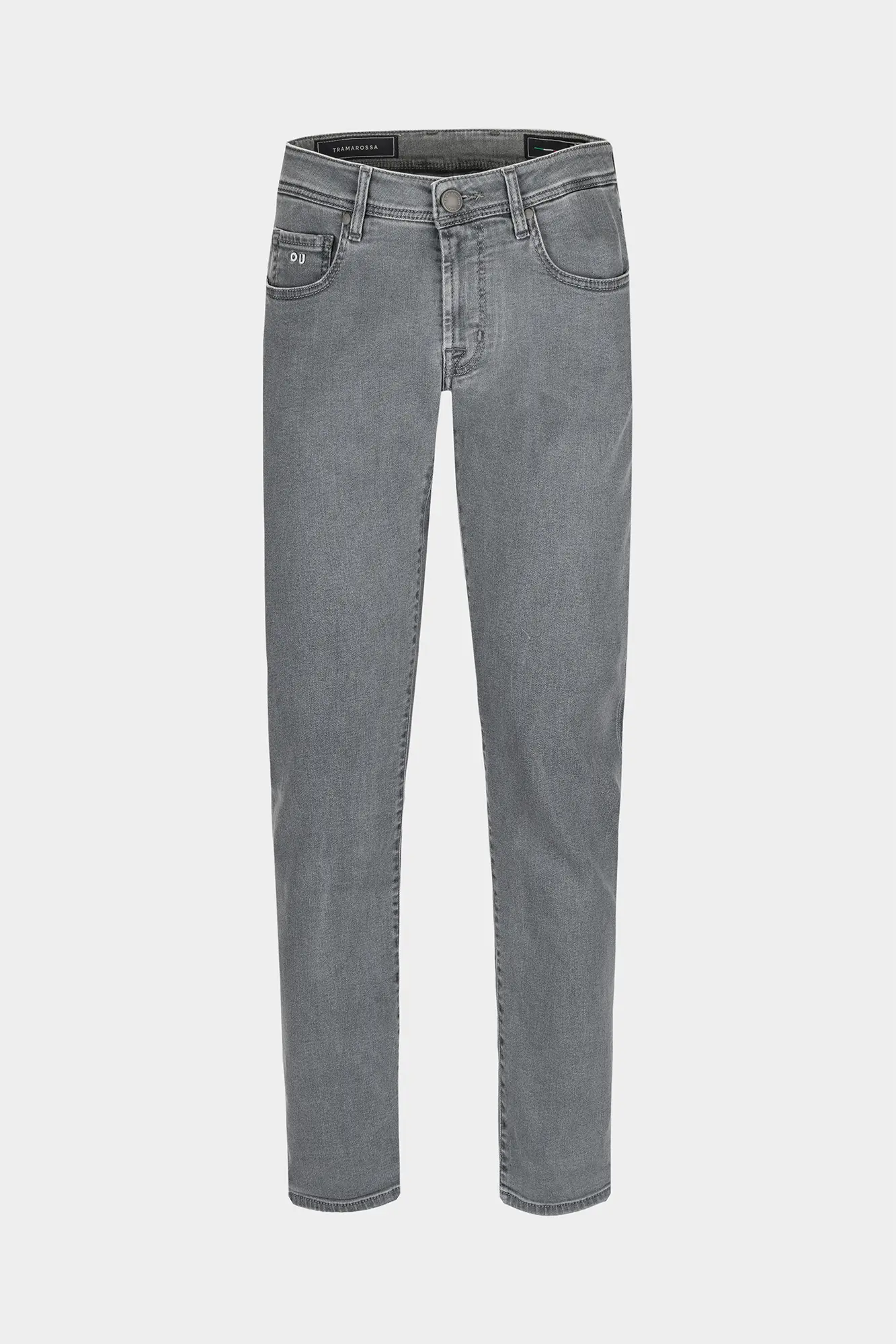 JEANS 5 TASCHE MICHELANGELO REGULAR IN DENIM TENCEL GRIGIO
