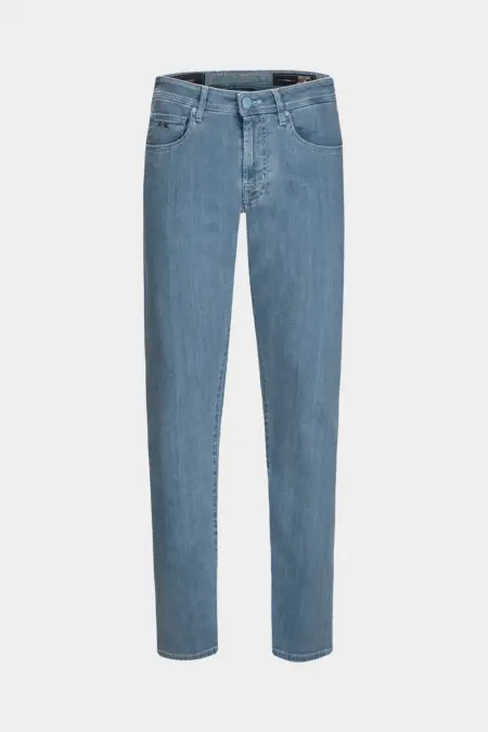 JEANS 5 TASCHE MICHELANGELO REGULAR IN DENIM TENCEL BLU CHIARO