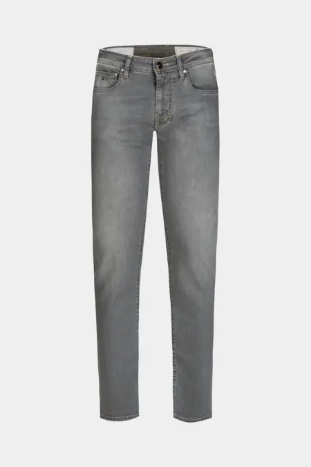 JEANS 5 POCKETS MICHELANGELO REGULAR IN DENIM GREY MUSIC