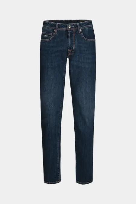 JEANS 5 TASCHE MICHELANGELO REGULAR IN DENIM BLU SCURO YELLOWSTONE
